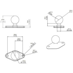 Montavimo kronšteinas RAMB238