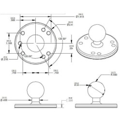 Montavimo plokštė "B" RAMB202