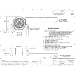 Atsarginis signalas 97 dB 12/24V dviejų tonų 591001