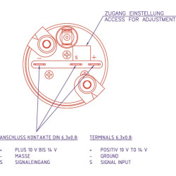 Apsisukimų skaitiklis 4000 aps./min 12V 5 I00005
