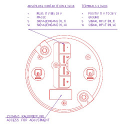 Sukimosi greičio skaitiklis 4000rpm 24V I0000424V