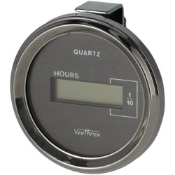 Valandų skaitiklis LCD 12-24V Ø52mm I00067