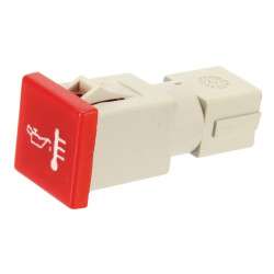 Kvadratinė įspėjamoji lemputė, 12/24V, raudona, užsukama, 22,5x22,5xCobo 09858000