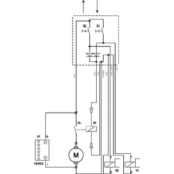 Elektrinio valdymo nuolatinės srovės blokas sukomplektuotas 4 mtr COB81400D