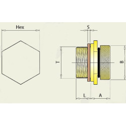 M30x2,0 mm-LB-T12 6090020077