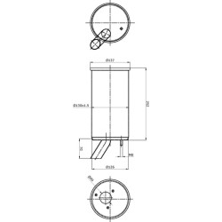 Išmetimo duslintuvas K258183110N
