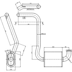 Išmetimo duslintuvas TC25016410N