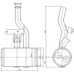 Išmetimo duslintuvas 3C00112310N