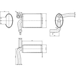 Išmetimo duslintuvas 3A65212110N