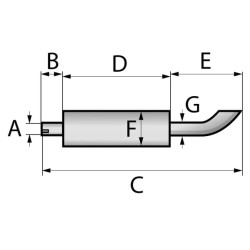 Ilgas vamzdis VPE8272