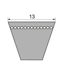 Pavaros ventiliatoriaus diržas Avx13x1075la VLD4257