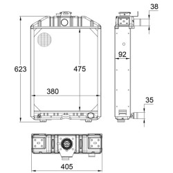 Radiatorius Renault 7700651604N
