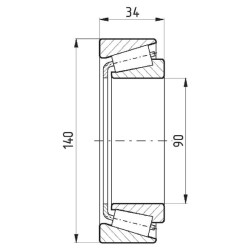 Case - IH CVX150 32018SKF SKF guolis