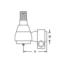 Priekinės ašies vairo trauklė AV100313
