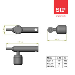 Vairo cilindras 155091900B