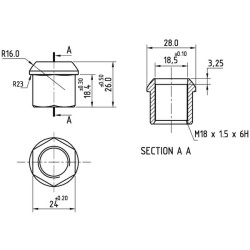 Rato veržlė 1101323N