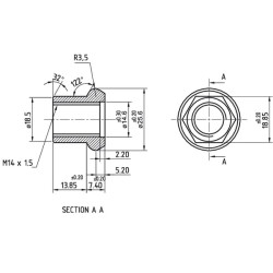 Rato veržlė 1121785N