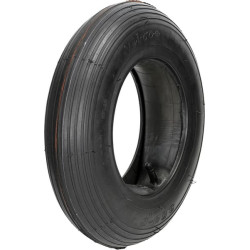 Padanga ir kamera 3.50-8, 4 sluoksnių, tiesus vožtuvas, T-510, Kramp 35084T510S