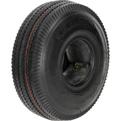 Padanga ir kamera 4.10/3.50-4, 4 sluoksnių, sulenktas vožtuvas, S-389S, Kramp 41035044S389S