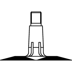 Padanga ir kamera 4.00-8, 4 sluoksnių, tiesus vožtuvas, T-513, Kramp 40084T513S