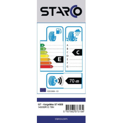 Padanga 562x145, bekamerė, GT-KargoMax ST-4000, Starco 14580R13