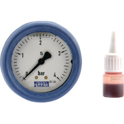 Atsarginis manometras 0 - 4 barai, AIRBOOSTER®plus su sandarikliu PTGX510017