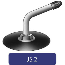Vidinis vamzdis ratlankiui Ø 8", 18/7,00x8 / 180/70x8, sulenktas vožtuvas 70° Js2, Kramp 187008JS2
