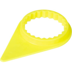 Dustite rato veržlės indikatorius 30mm, geltona, Rema Tip Top 5612530GL