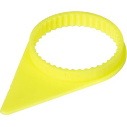 Dustite rato veržlės indikatorius 33mm, geltona, Rema Tip Top 5612533GL