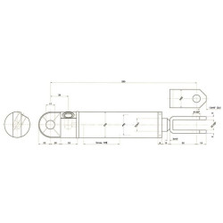 Stabdžių cilindro tipas 5600 25mm C2K99042005KR