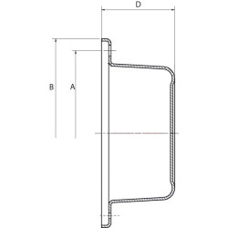 Stebulės dangtelis Ø130 912T130L