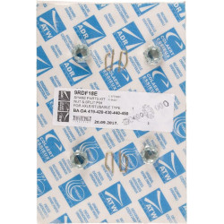 Ašies veržlių rinkinys 18x1,5 9RDF18E