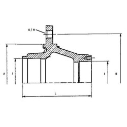 Stebulė 10xM22x1,5 61LRUA001