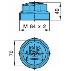 Rato dangtelis su sriegiu M84x2 0321222040