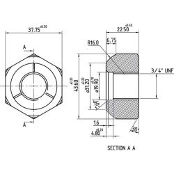 Rato veržlė NH 81833776N