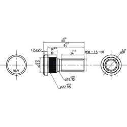 Rato varžtas 3393269N