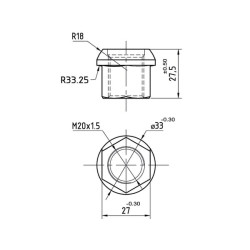 Rato veržlė 30247400N
