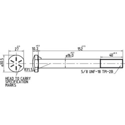 Rato varžtas 118930ESN