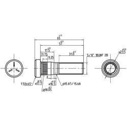 Rato varžtas CNH 81815835N