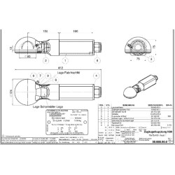Vilkimo ąsos rutulys Mova K80 00666906A01