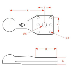 Vilkimo akies rutulys horizontaliai 8004441