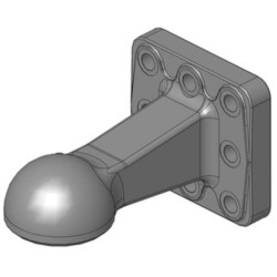 Vilkimo kilpa su flanšu K80® 130x130 ISO 24347 006539010A02