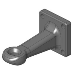 Vilkimo kilpa Ø40 mm 120x120 ISO 5692-2 su Buchse 00664210A02