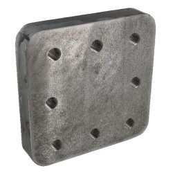 Suvirinimas ant montavimo plokštės 110x100mm 8x M16 80000616