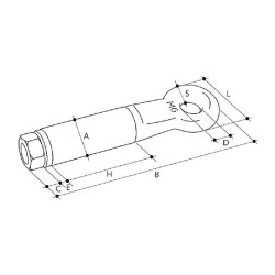 Buksyravimo kilpa besisukanti 12 T Ø 50,8, L-325 1285121252