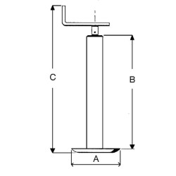 Kvadratinis stovo lizdas 603020364