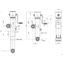 Suklio atrama Ø90 STRDG831