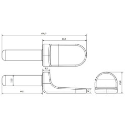 Suvirinimo smeigės 50x12,5 mm WS3010