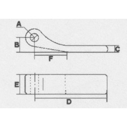Suvirinamas vyris f/s 16,7x22,2 WS3023
