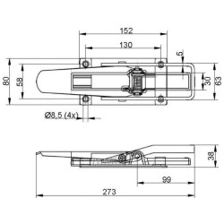 Lentos tvirtinimas (646B) 1145466L